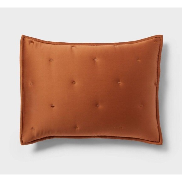 3pc King TENCEL Lyocell Comforter and Sham Set Copper - Threshold - Picture 3 of 6